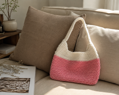 Handmade Knit Tote Bag
