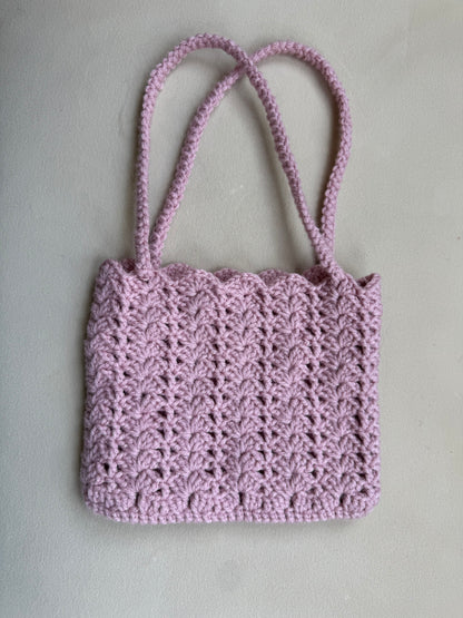 Small Pastel Coquette Yarn Purse