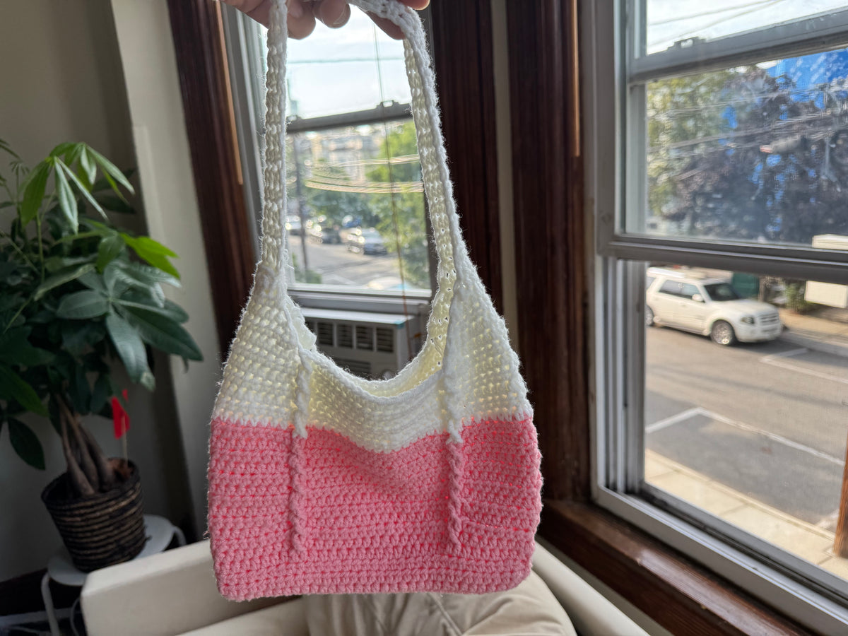 Handmade Knit Tote Bag