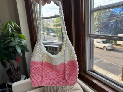 Handmade Knit Tote Bag